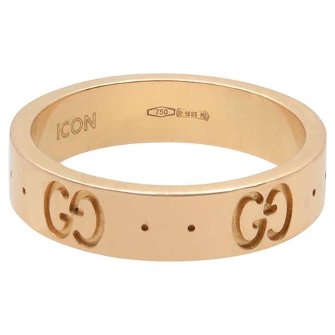 gucci ring 18k gold|Gucci gold rings for women.